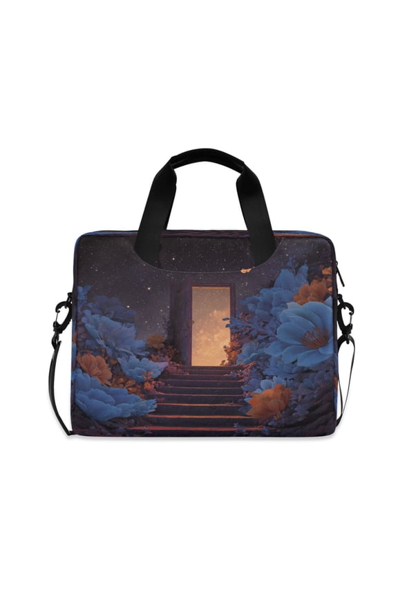 Laptop Bag Laptop Briefcase 15.7 x 3 x 11.8 Inches Laptop Bag Briefcases Laptop Storage Travel Laptop Bag Work Laptop Bag Wooden Door Dream World Open
