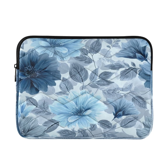 Laptop Bag Laptop Sleeves Laptop Case Laptop Protective Case Calm Light Blue Floral Pattern