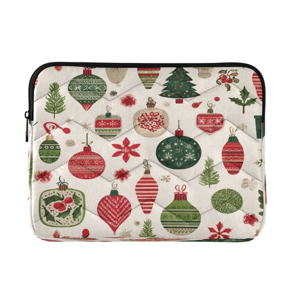 Laptop Bag Laptop Sleeves Laptop Case Laptop Protective Case Cartoon Christmas Element Pattern