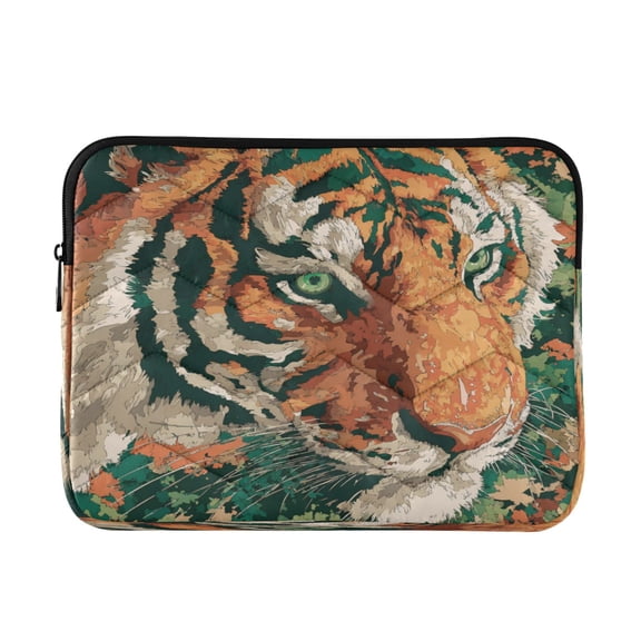Laptop Bag Laptop Sleeves Laptop Case Laptop Protective Case Cartoon Orange Tiger