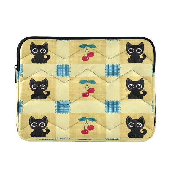 Laptop Bag Laptop Sleeves Laptop Case Laptop Protective Case Cherry Pattern Cat Cartoon
