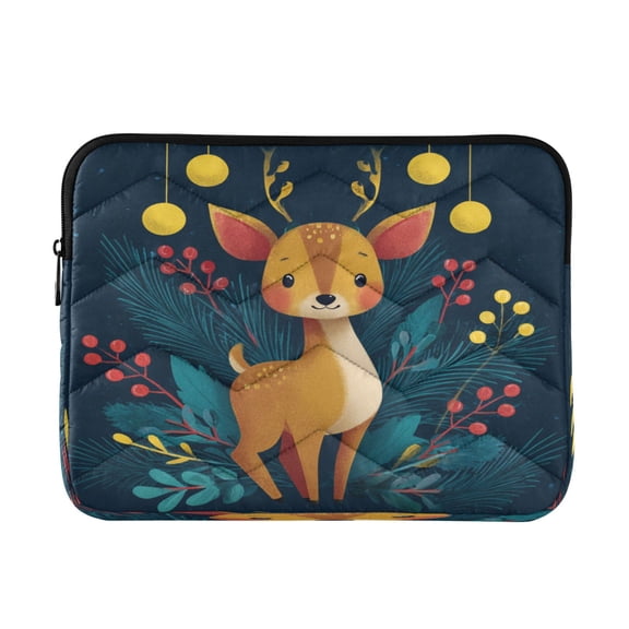 Laptop Bag Laptop Sleeves Laptop Case Laptop Protective Case Cute Orange Christmas Deer