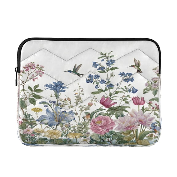 Laptop Bag Laptop Sleeves Laptop Case Laptop Protective Case Flowers and Hummingbirds