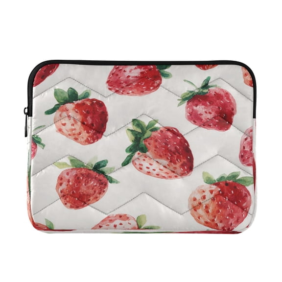 Laptop Bag Laptop Sleeves Laptop Case Laptop Protective Case Juicy Strawberry Red Pattern