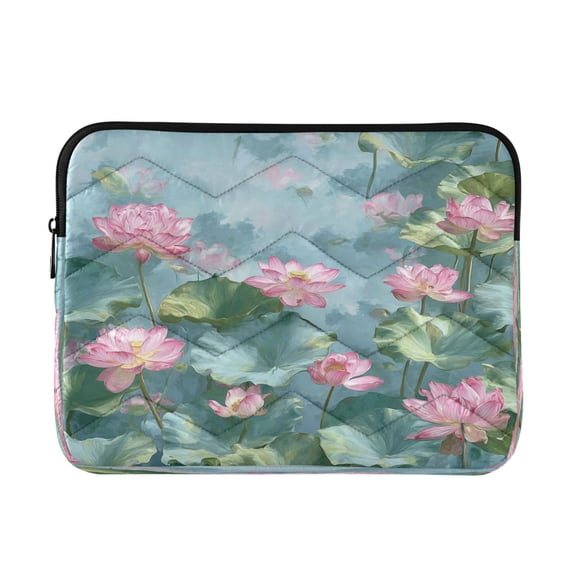 Laptop Bag Laptop Sleeves Laptop Case Laptop Protective Case Pink Lotus Flowers