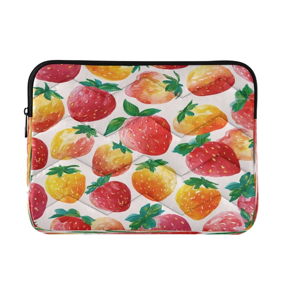 Laptop Bag Laptop Sleeves Laptop Case Laptop Protective Case Red Berry Watercolor Style