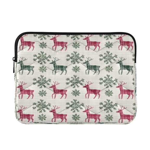 Laptop Bag Laptop Sleeves Laptop Case Laptop Protective Case Red Cartoon Christmas Deer
