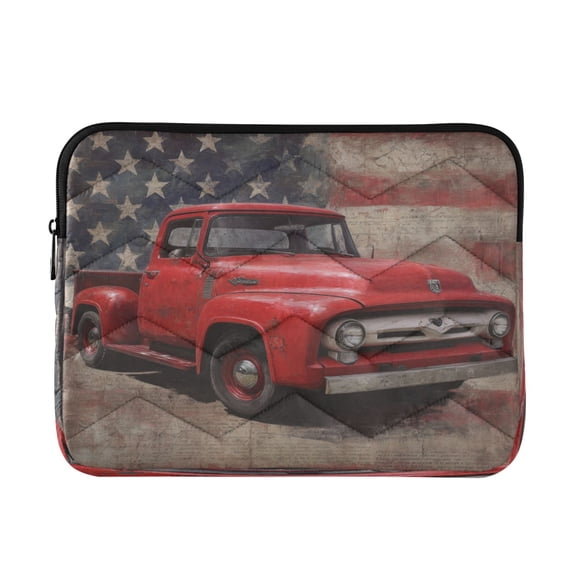 Laptop Bag Laptop Sleeves Laptop Case Laptop Protective Case Red Truck Art