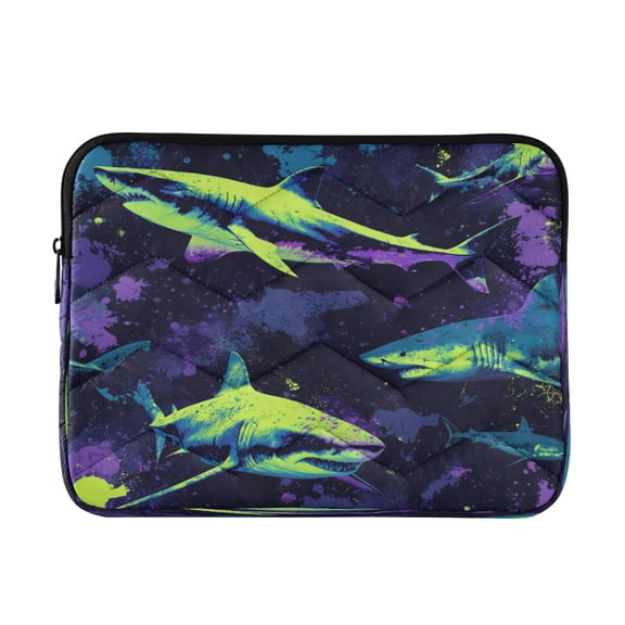 Laptop Bag Laptop Sleeves Laptop Case Laptop Protective Case Rock N Roll Shark Art
