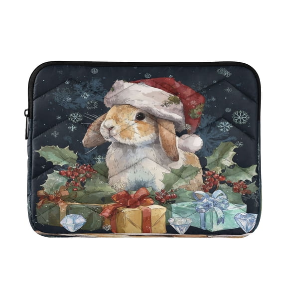 Laptop Bag Laptop Sleeves Laptop Case Laptop Protective Case Warm Christmas Orange Rabbit