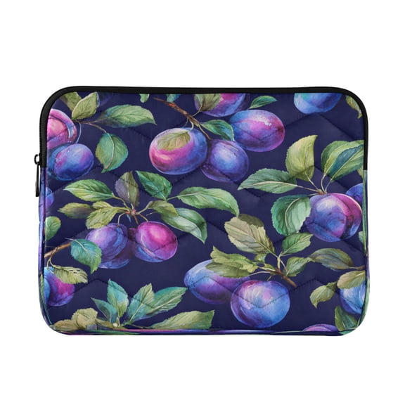 Laptop Bag Laptop Sleeves Laptop Case Laptop Protective Case Watercolor Seamless Plums