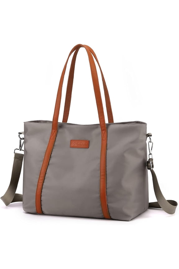 Laptop Bag  Lightweight  Tote for Women Nylon Briefcase Computer Work Handbag Fits 15.6 inch