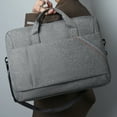 thumbnail image 1 of Laptop Bag Shoulder Crossbody Bag Briefcase 15.6 Inch 14 Inch Men and Women Laptop Bag Business Bag (Gray), 1 of 6