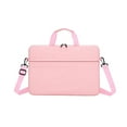 thumbnail image 1 of Laptop Bag & Tablets - Double Compartment Shockproof Adjustable Strap Durable & Stylish Business Travel Computer Bag School Bag Laptop Bags, Pink,14.5x10.6", 1 of 5
