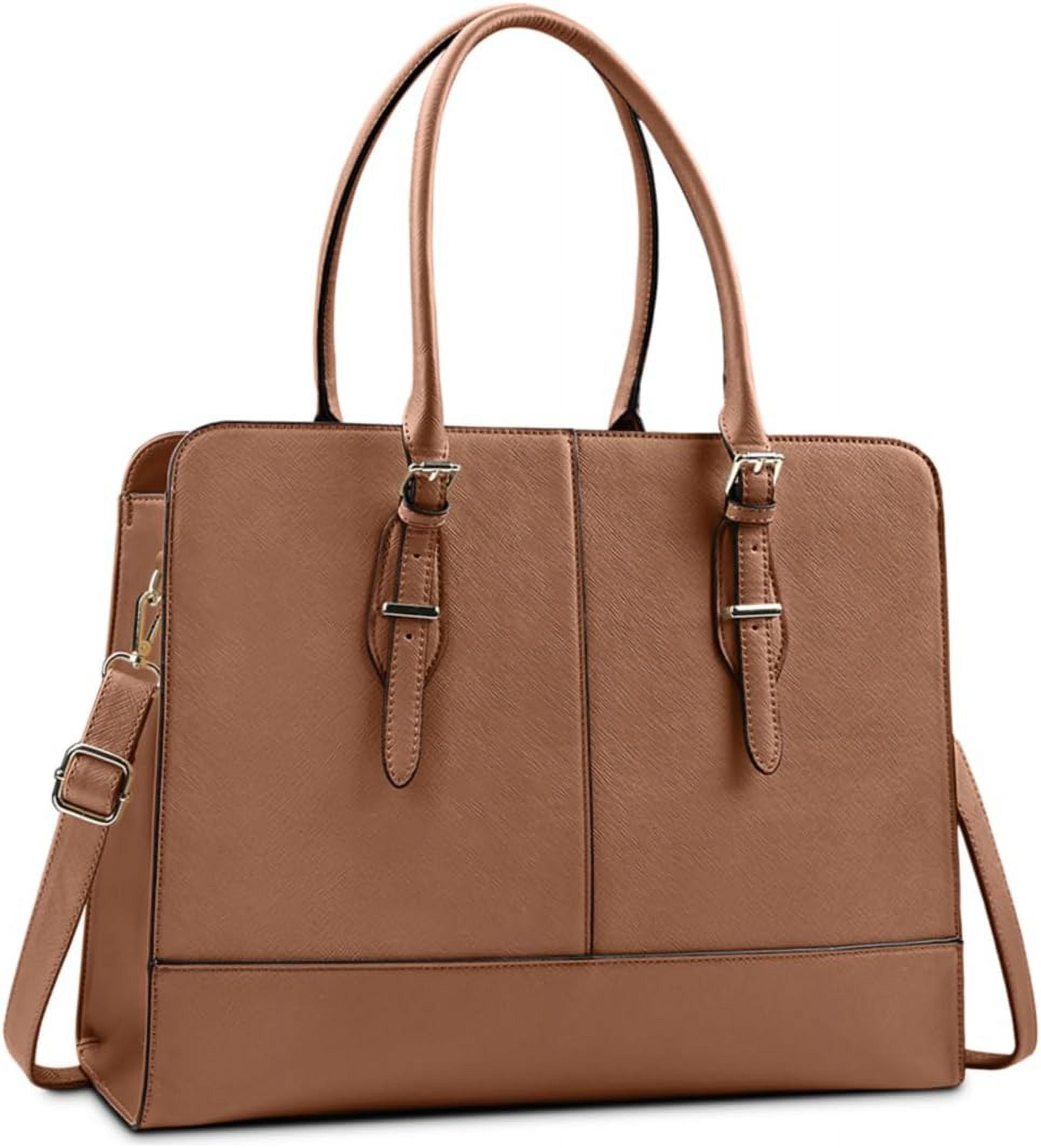 Laptop Bag for Women Leather Work Tote 15.6 Inch Laptop for Computer Bag Waterproof Business Office Professional Walmart Business Supplies