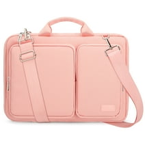 Laptop Bag for Women, TSV 16'' Computer Briefcase Shoulder Case Bag Fits for MacBook Pro 16, Pink