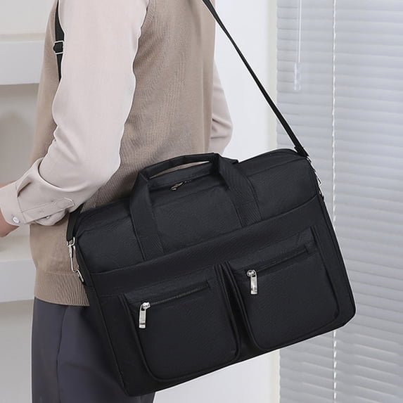 Laptop Bags,Business Briefcase Handbag,15.7x3.1x11.8Inch Shoulder Crossbody Rucksacks for Man with Adjustment,Practical and Stylish,for Work,Vacation,Outdoor Activity