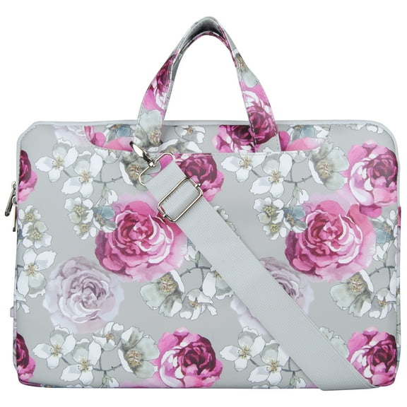 Laptop Bags for 15.6 inch Laptop for Women,AILKIN Laptop Sleeve Carrying Case Briefcase Messenger Shoulder Tote Bag Computer Laptop Crossbody Shoulder Laptop Totes Bags,Pink Rose