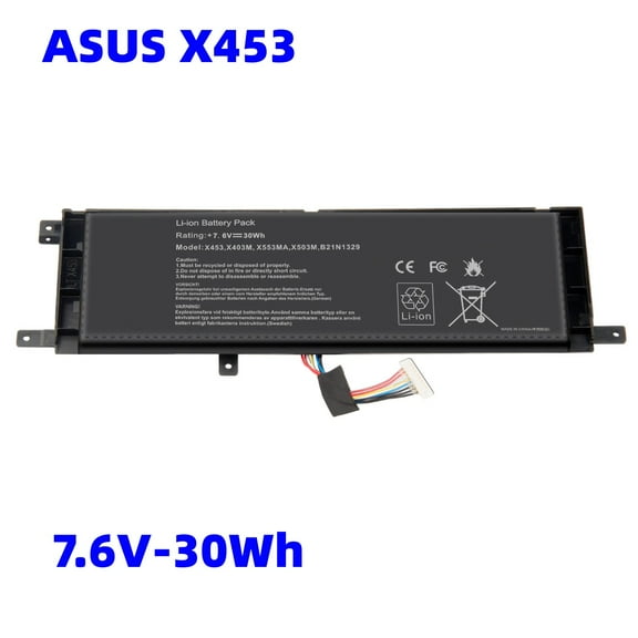 Laptop Battery for Asus X453 X553 F553MA X453M X553M 7.6V 30Wh B21N1329