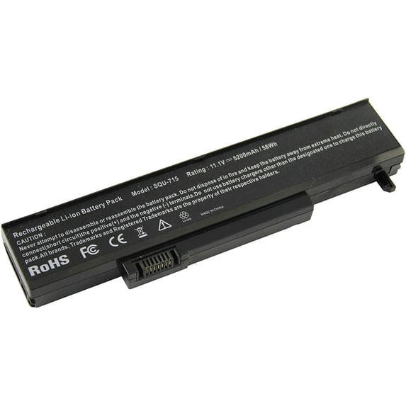 Laptop Battery for Compatible Gateway 6501214 (6-cell, 4800mAh)