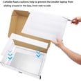thumbnail image 1 of Laptop Box with Protection Foam, Cardboard Laptop Shipping Box Secure Mailer Boxes for up to 17.3 Inch Notebook Computer$$Office, 1 of 8