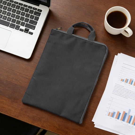 Laptop Briefcase, Oxford Cloth Computer Bag Water Resistant, Lightweight Messenger Shoulder Bag for Work Travel, Business Briefcase Handbag for Men Women