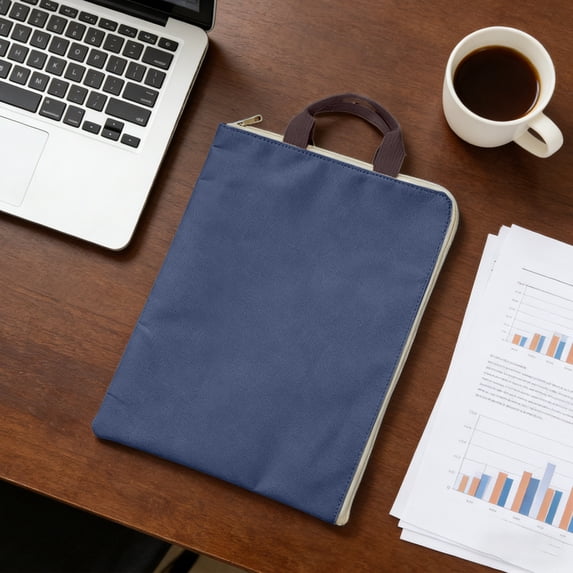 Laptop Briefcase, Oxford Cloth Computer Bag Water Resistant, Lightweight Messenger Shoulder Bag for Work Travel, Business Briefcase Handbag for Men Women