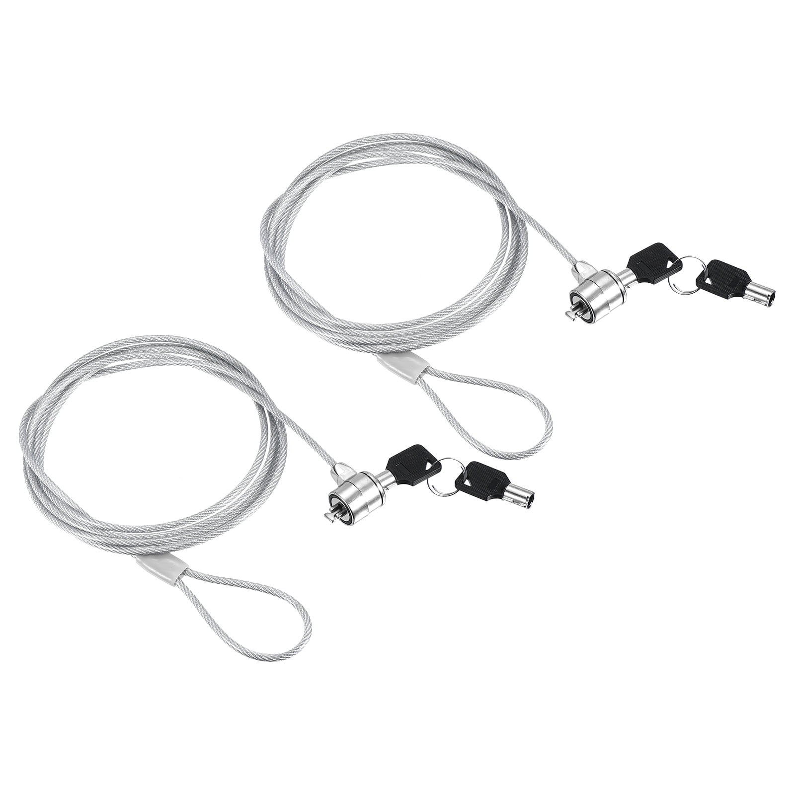Laptop Cable Lock 6 Ft Security Cable with Keys for Computer & Other ...