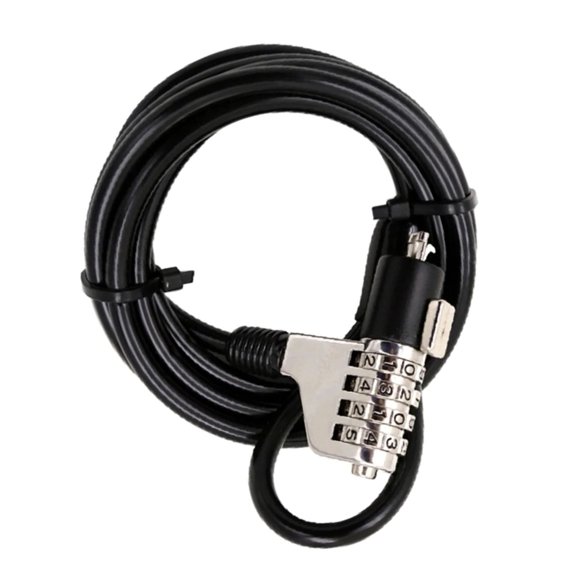 Laptop Cable Lock Security Cable 4 Digit Password Combination Computer Lock for Desktop Notebook Accessories