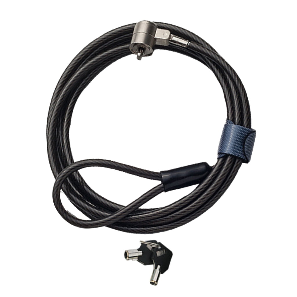 Laptop Cable Lock Theft Deterrent for 6x2.5mm Hole Combination Security