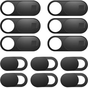 Laptop Camera Cover Slide, 12 Pack Webcam Cover, Phone Camera Cover, Ultra-Thin Computer Slide - Fits Most Laptop, Desktop, PC, Tablet, Smartphone to Protect Your Privacy and Security