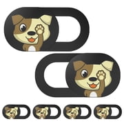 Laptop Camera Cover Slide-6 PCS,Cute Dog Webcam Cover Slide for Laptop,Tablet, Cell Phone,Computer,PC,MacBook,iMac,iPad and More Device,Cute Pattern Web Cam Privacy Cover to Protect Your Privacy