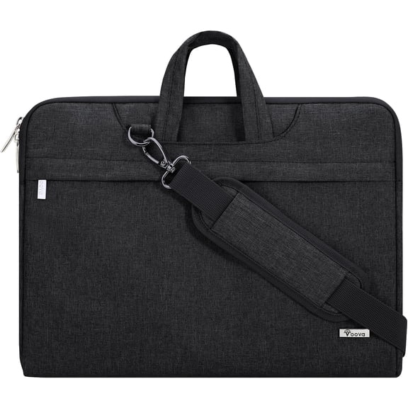 Laptop Case 13 14 15 16 17 Inch with Shoulder Strap, Waterproof Sleeve Slim Briefcase