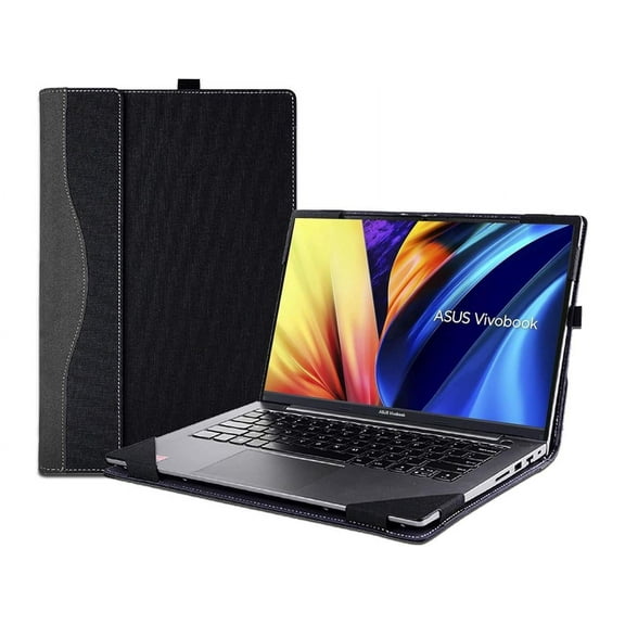 Laptop Case for 16 inch ASUS VivoBook 16X S3604 K3605 M1603 X1603 & VivoBook 16 OLED F1603 X1605 M1605 & Vivobook S 16X S5602 M5602 Sleeve,2 in 1 PU Leather Protective Cover + Pencil Holder