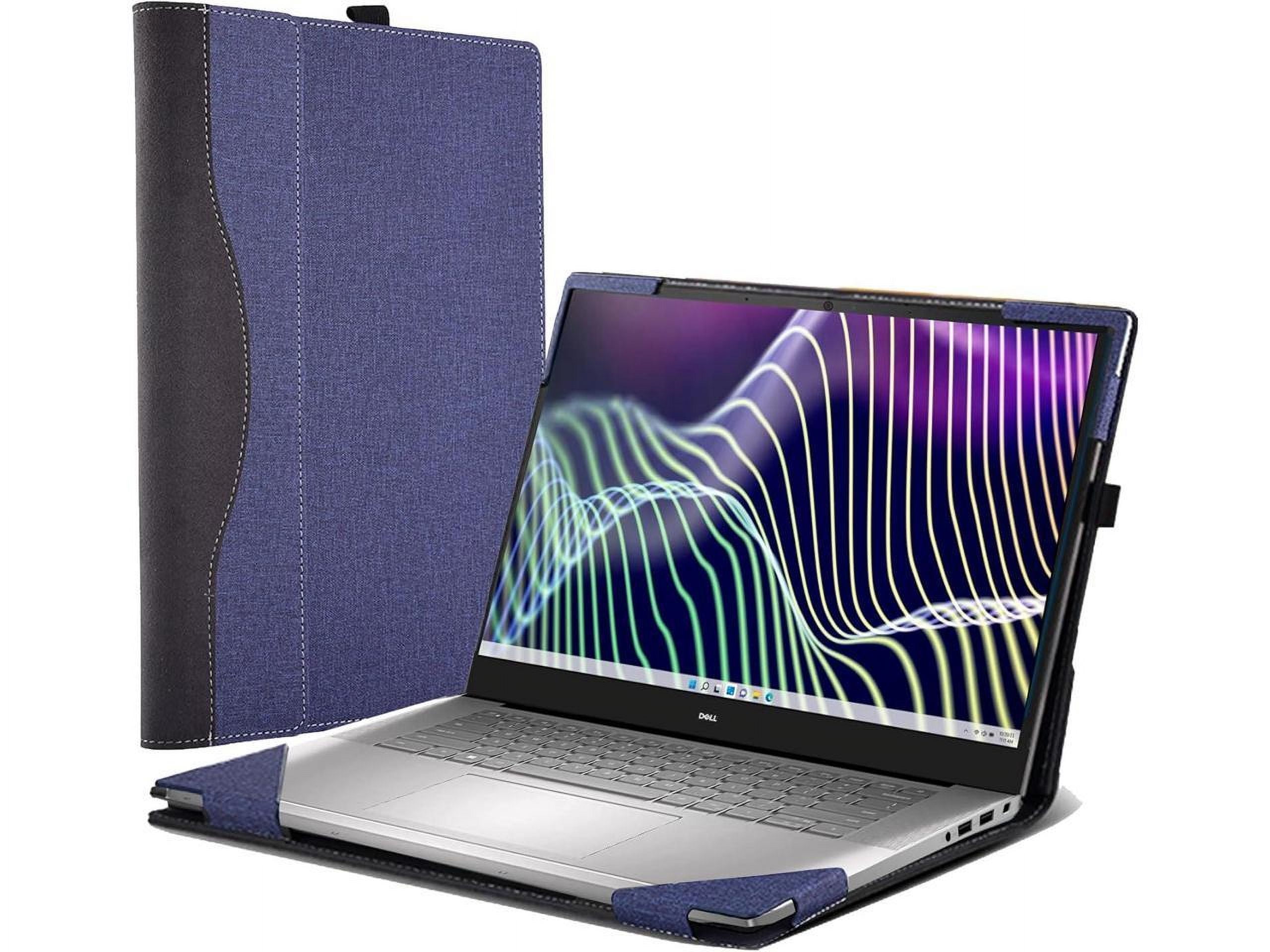 Laptop Case for 16 inch Dell Latitude 7000 7640 Laptop (2023) | Latitude 7650 Laptop16" Notebook Laptop PU Leather Detachable Protective Cover with Pencil Holder