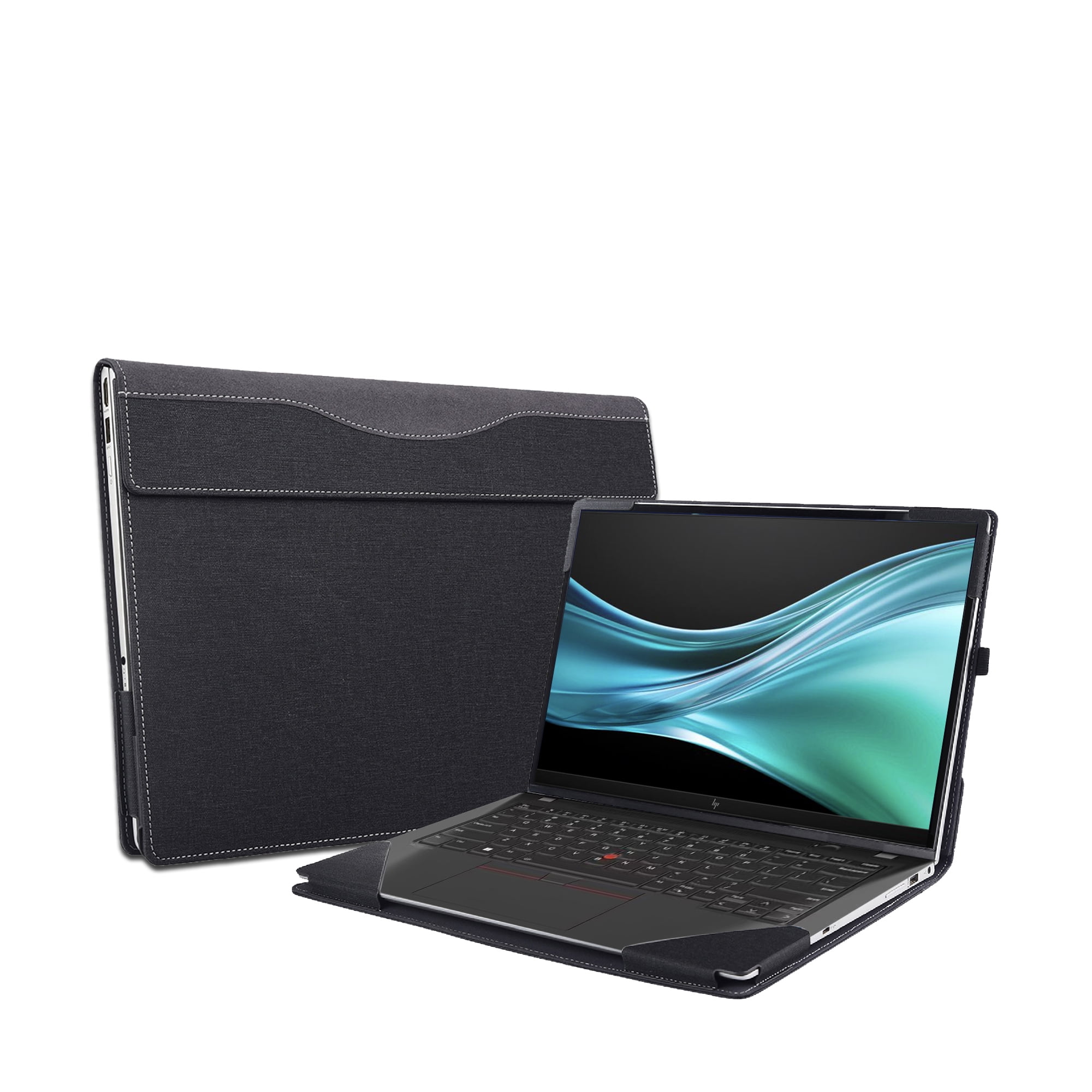 Laptop Case Cover for 14 inch HP EliteBook 840/845 G9 G10 G11& for HP Elite x360 1040 G9 G10 &for ZBook Firefly G9 G10 G11 Skins,PU leather Notebook PC Sleeve Protective Bag Accessories