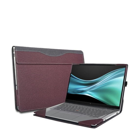 Laptop Case Cover for 14 inch HP EliteBook 840/845 G9 G10 G11& for HP Elite x360 1040 G9 G10 &for ZBook Firefly G9 G10 G11 Skins,PU leather Notebook PC Sleeve Protective Bag Accessories