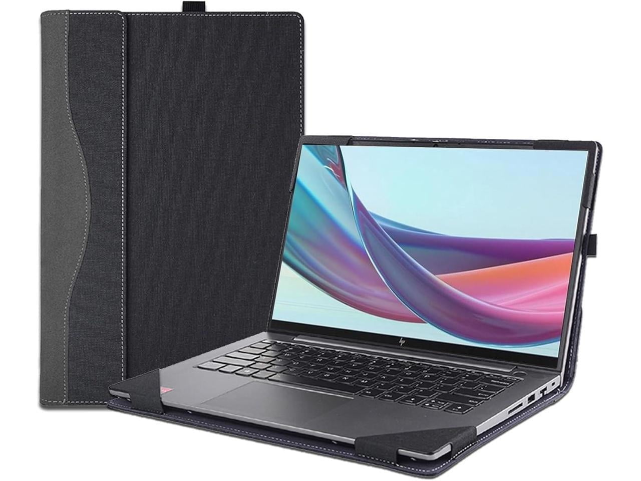 Laptop Case Cover for 14 inch HP Elitebook 645 G9 G10 & HP EliteBook 640 G9 G10 Sleeve,PU Leather Notebook PC Sleeve Protective Bag Accessory with Pencil Holder