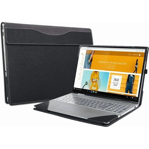 Laptop Case Cover for 14-inch Lenovo Yoga Slim 7 14ITL05 14IIL05 14ARE05 & Yoga 7 14ACN6 & Ideapad 5 14ALC05 14ABA7 14IAL7 & IdeaPad Slim 5i Gen7 Shell,2 in 1 PU Leather Notebook Bag Sleeve