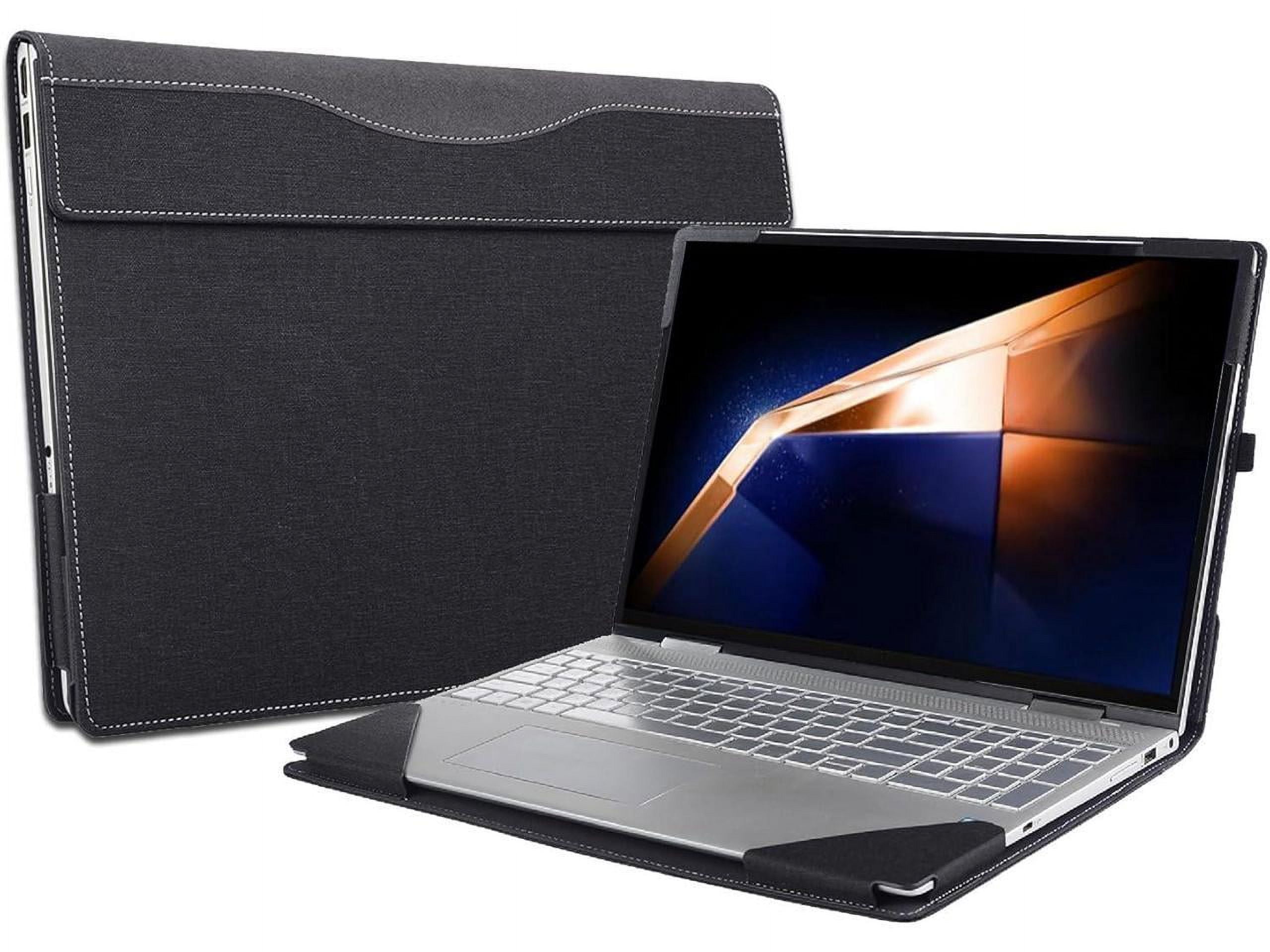 Laptop Case Cover for 16 inch Samsung Galaxy Book 4 Pro 360 / Galaxy Book 4 Ultra / Galaxy Book4 Pro, 2 in 1 PU Leather Protective Bag Sleeve with Pen Holder