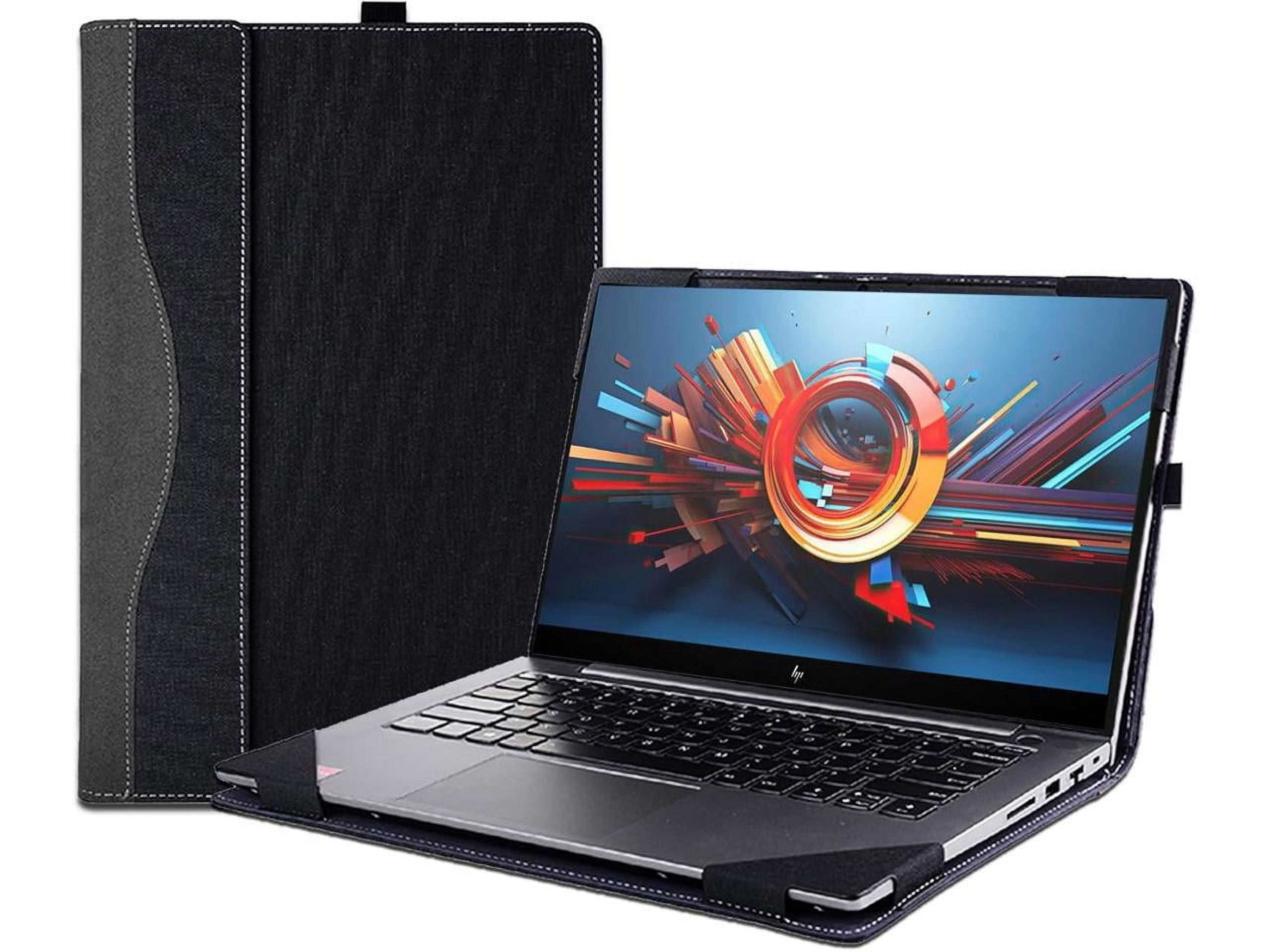 Laptop Case Cover for 17.3 inch HP Envy Laptop 17-da 17t-da 2024 & Asus Zenbook pro 17 UM6702,PU Leather Protective Sleeve Shell Bag with Pen Holder and Heat Dissipation Hole