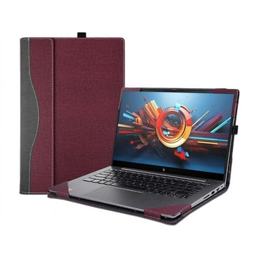Laptop Case Cover for 17.3 inch HP Envy Laptop 17-da 17t-da 2024 & Asus Zenbook pro 17 UM6702,PU Leather Protective Sleeve Shell Bag with Pen Holder and Heat Dissipation Hole