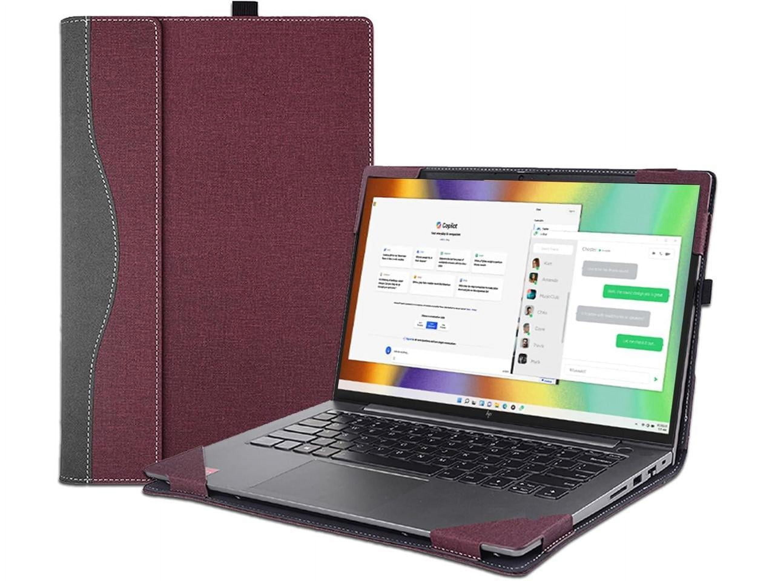 Laptop Case Cover for 2024 13.3 inch HP Pavilion Aero Laptop 13-bg 13t-bg Notebook PC Sleeve, 2 in 1 PU Leather Protective Shell Bag with Pencil Holder