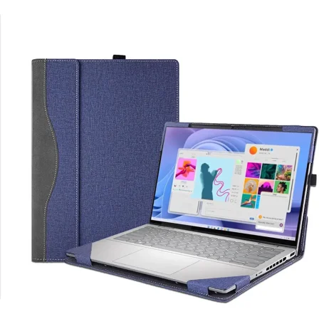 Laptop Case Cover for Dell 14 Plus DB14250 & Pro 14 PC14255/PC14250 & Pro14 Plus PB14250 /PB14255 Sleeve,PU Leather Protective Shell Notebook PC Bag Accessories