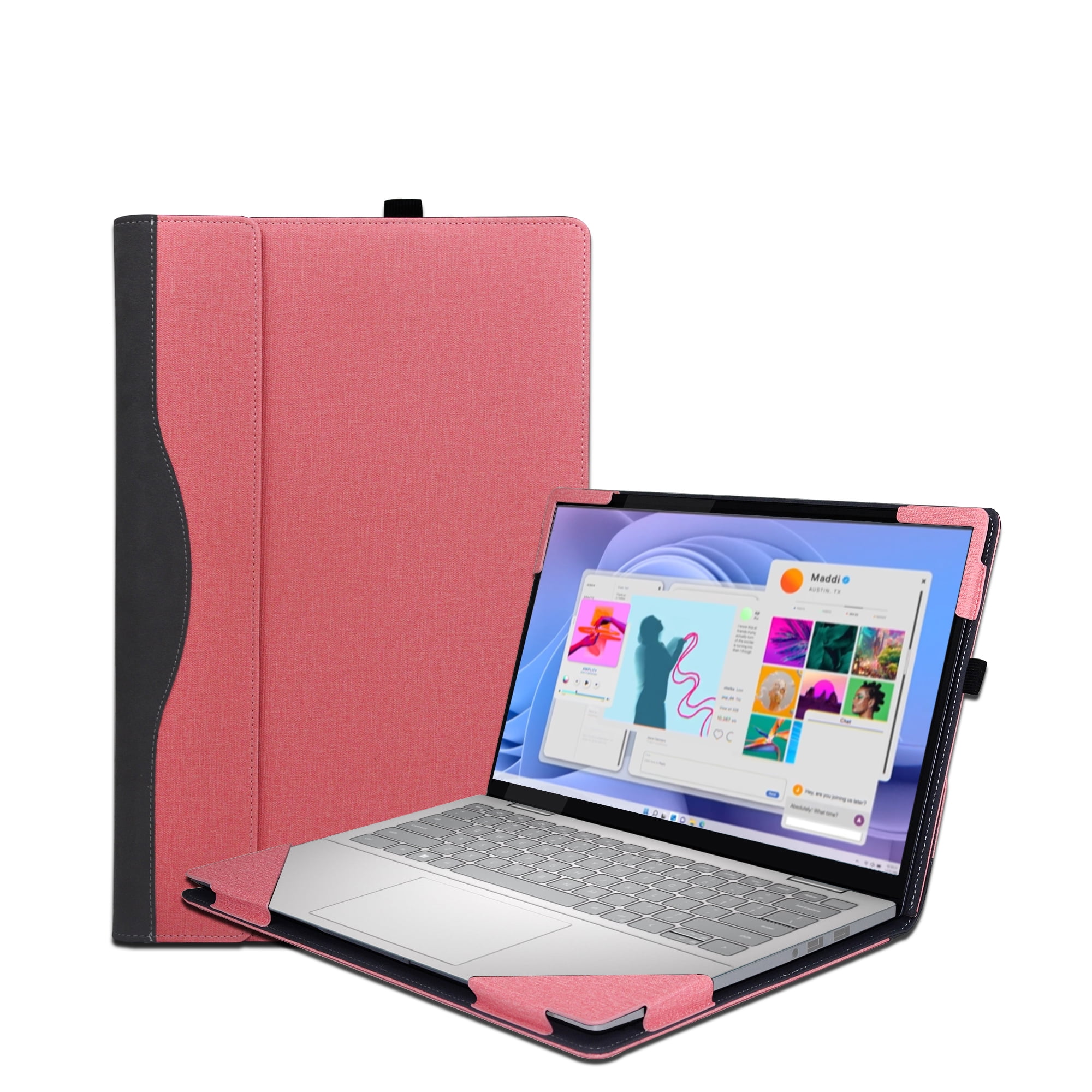Laptop Case Cover for Dell 14 Plus DB14250 & Pro 14 PC14255/PC14250 & Pro14 Plus PB14250 /PB14255 Sleeve,PU leather Protective Shell Notebook PC Bag accessories