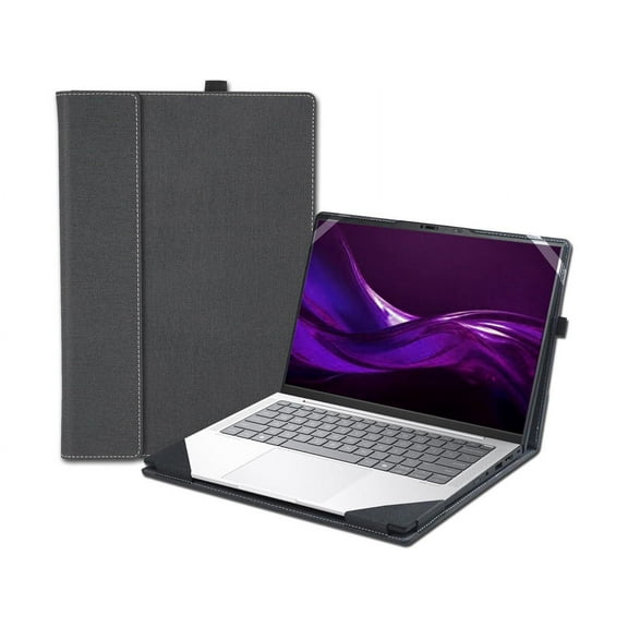 Laptop Case Cover for HP Elite x360 1040 G11 and EliteBook 1040 14 inch G11 & Lenovo ThinkPad X13 Yoga Gen 1, Notebook PC Protective Sleeve Bag with Tri-Fold Cooling Stand, Pencil Holder