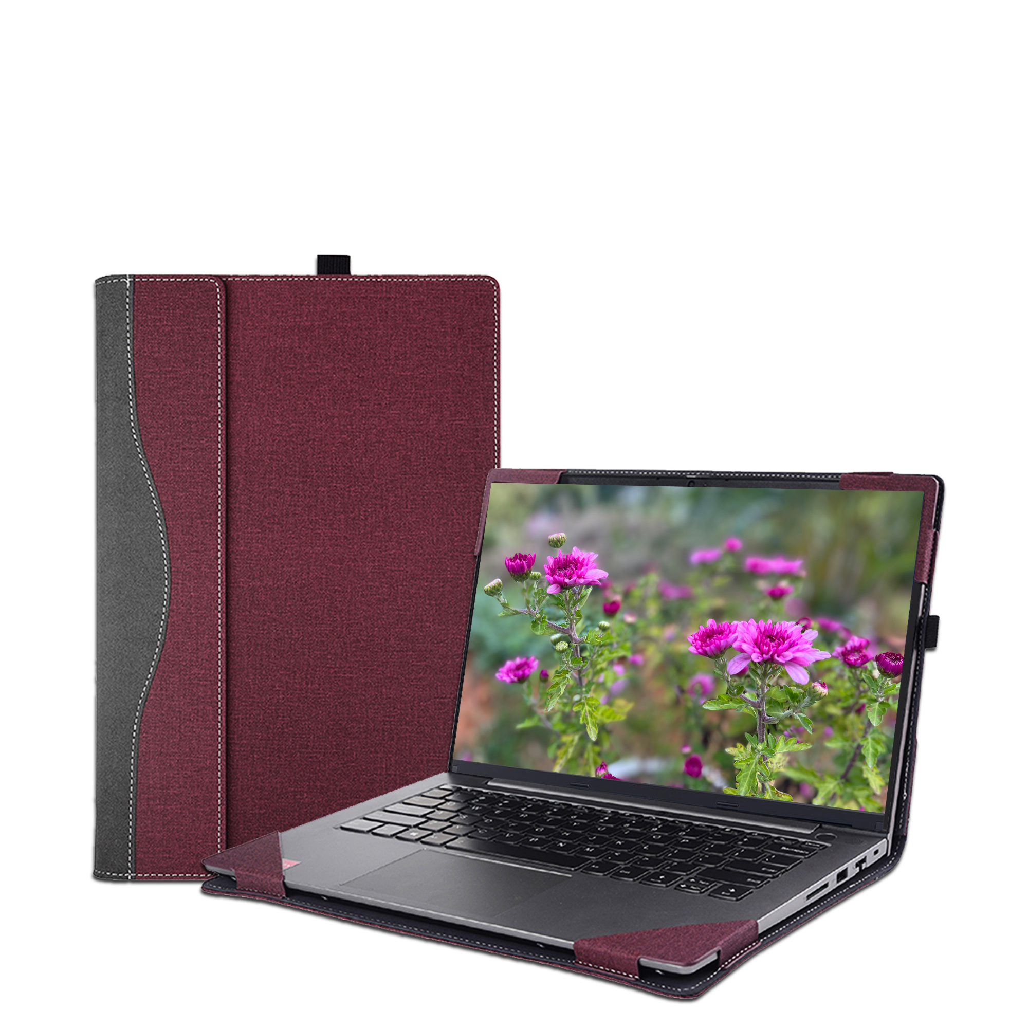 Laptop Case Cover for HP EliteBook 860 16 inch G9 G10 Sleeve&HP EliteBook 865 16 inch G9 G10&HP ZBook Firefly 16 G9 G10,Detachable PU leather Protective Shell Bag with Pen holder