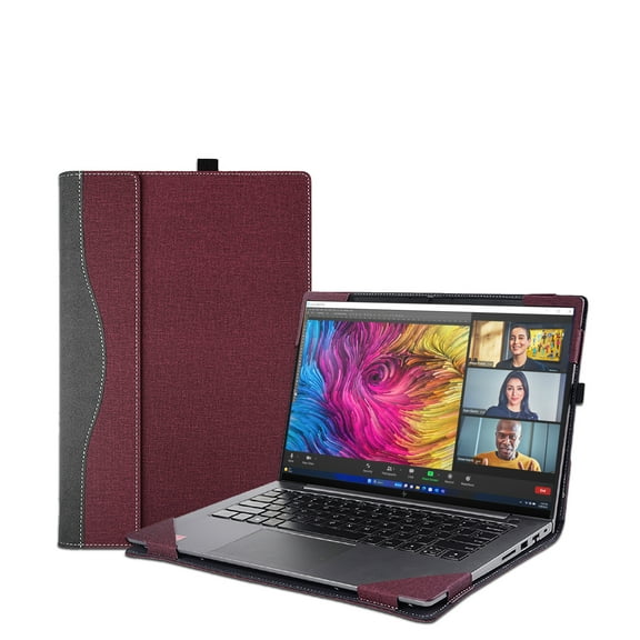 Laptop Case Cover for HP Envy x360 2-in-1 Laptop 16-ad 16z-ad 16-ac 16t-ac & for HP Zbook Firefly 16 Inch G11,PU leather Protective Bag Notebook PC Sleeve With heat dissipation holes