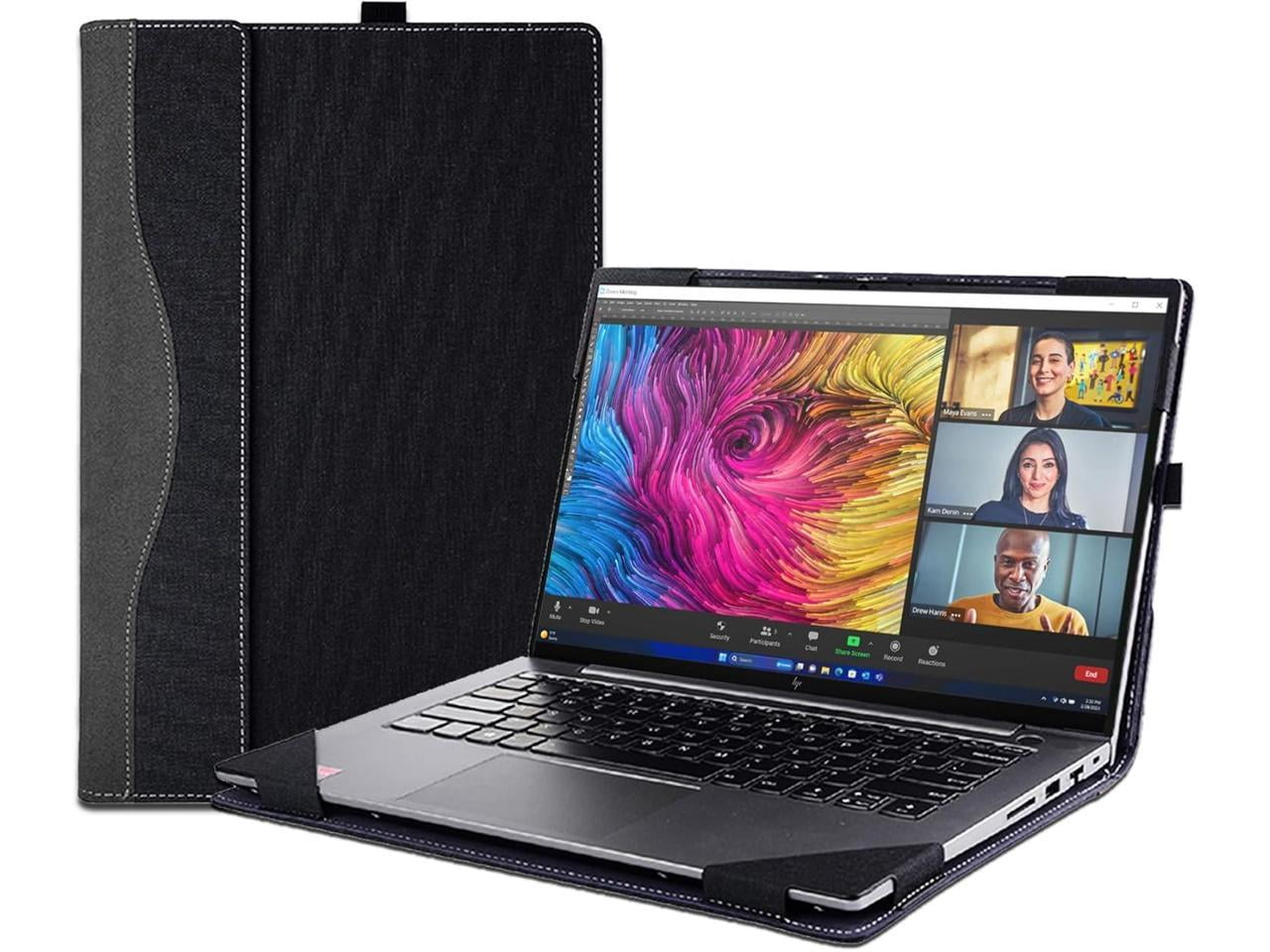 Laptop Case Cover for HP Envy x360 2-in-1 Laptop 16-ad 16z-ad 16-ac 16t-ac & for HP Zbook Firefly 16 Inch G11,Separable PU Leather Protective Bag Accessories with Thermal Vent