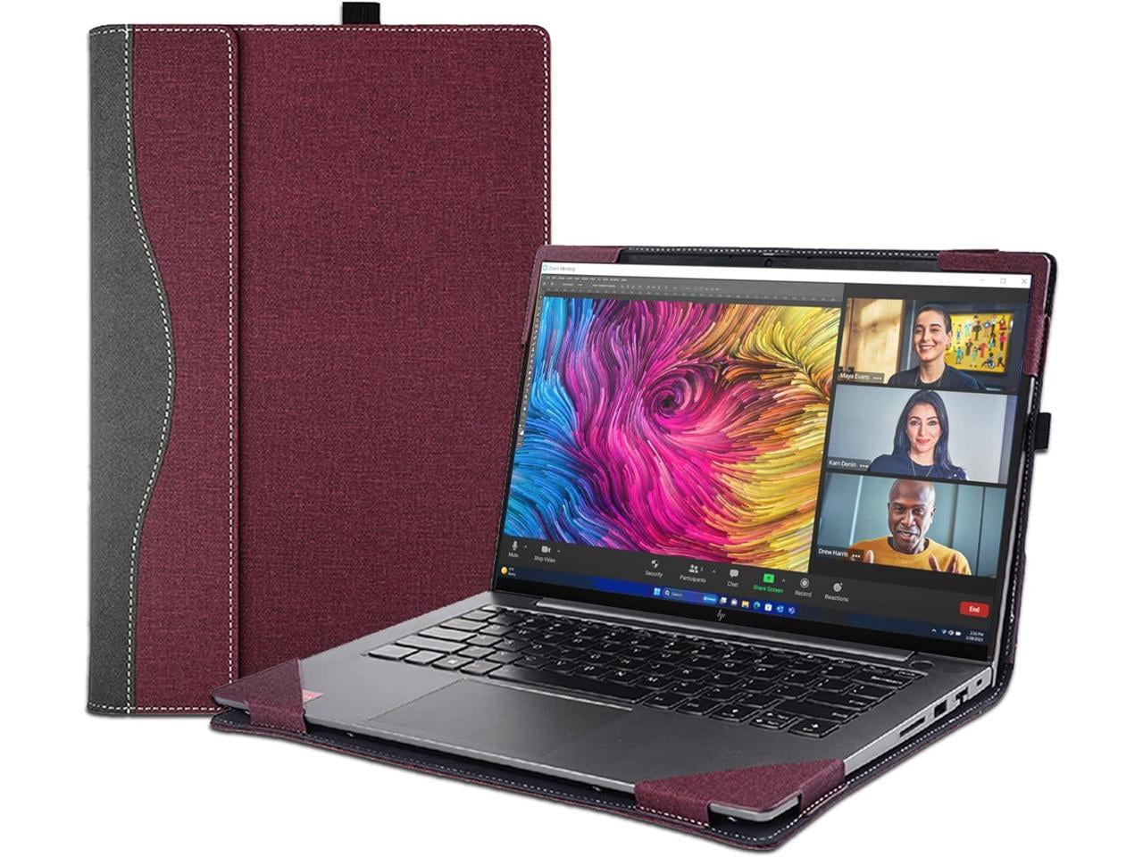 Laptop Case Cover for HP Envy x360 2-in-1 Laptop 16-ad 16z-ad 16-ac 16t-ac & for HP Zbook Firefly 16 Inch G11,Separable PU Leather Protective Bag Accessories with Thermal Vent
